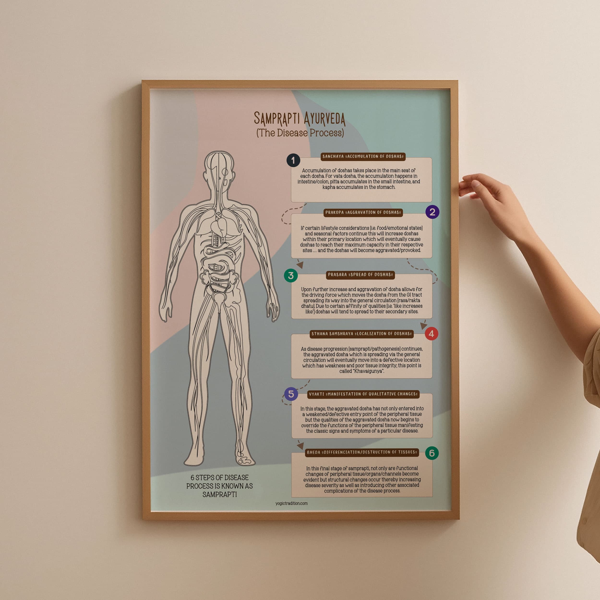 Samprapti Poster: The Ayurvedic Disease Process