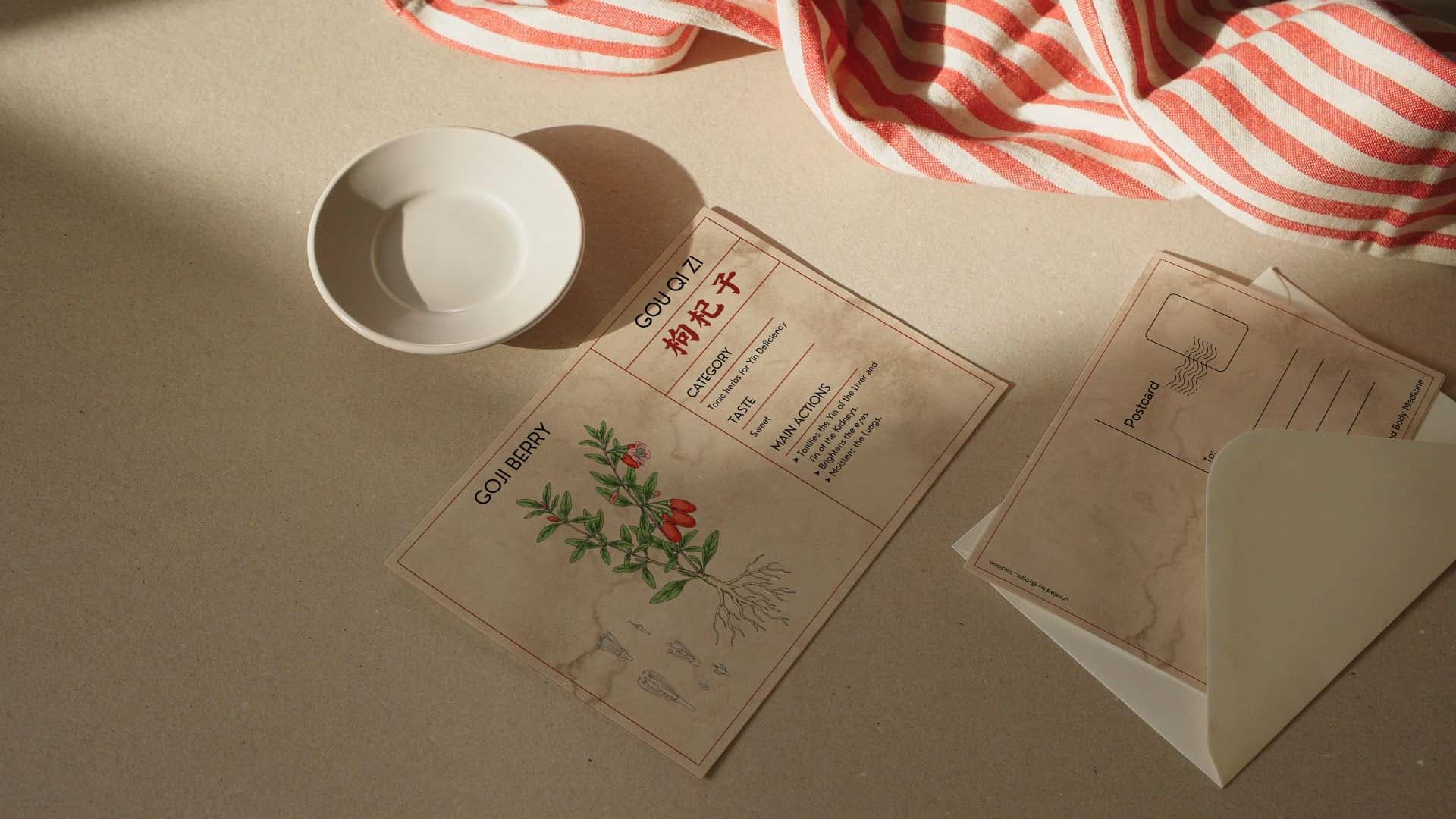 Custom TCM Herbs Postcards (For Practitioners)