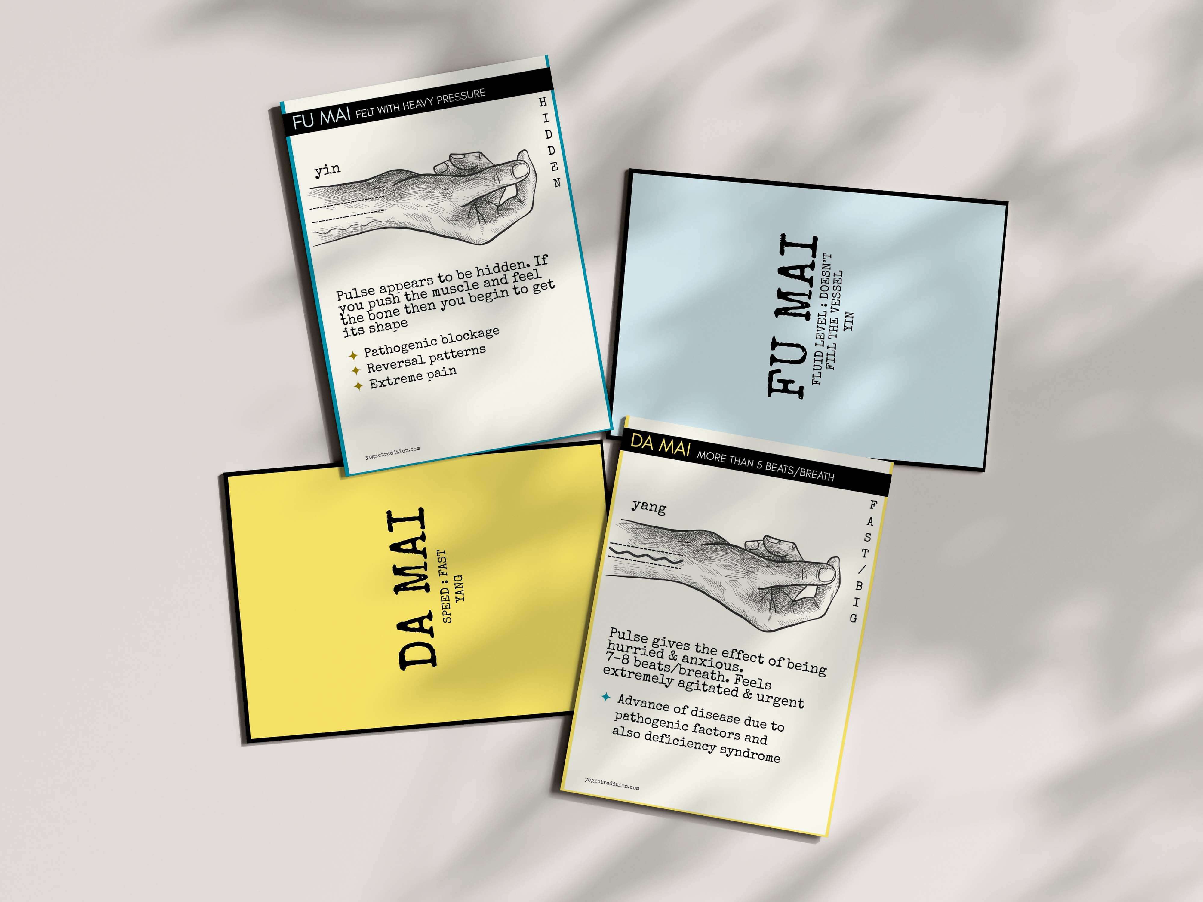 TCM Pulse Diagnosis Flashcards (28 Patterns)